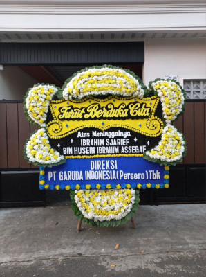 Papan Bunga Duka di Banggai Utara
