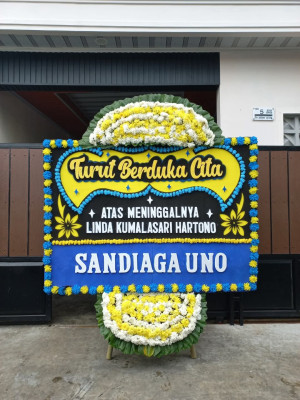 Papan Bunga Duka di Banggai Utara